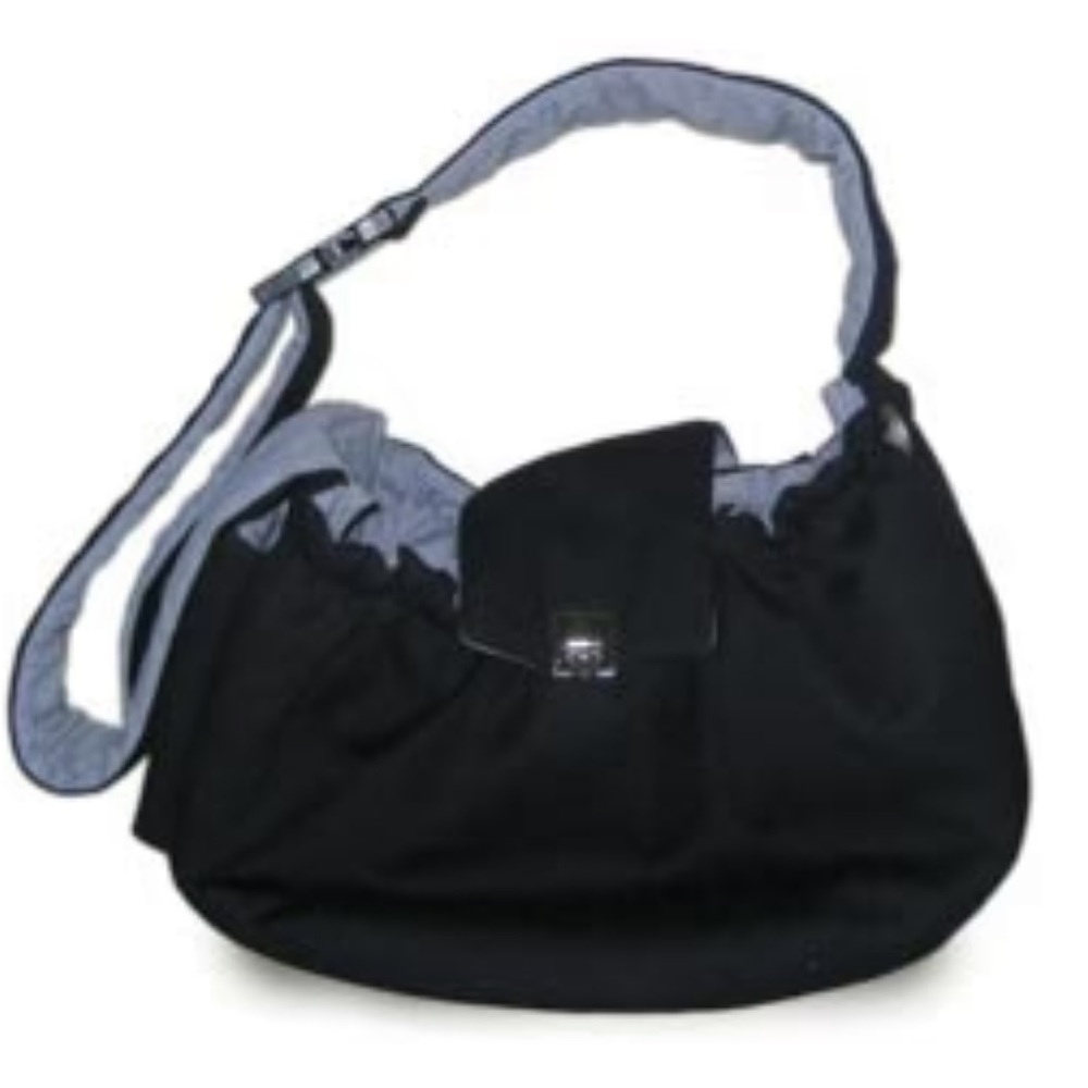 Dogo Black Messenger Bag Dog Carrier